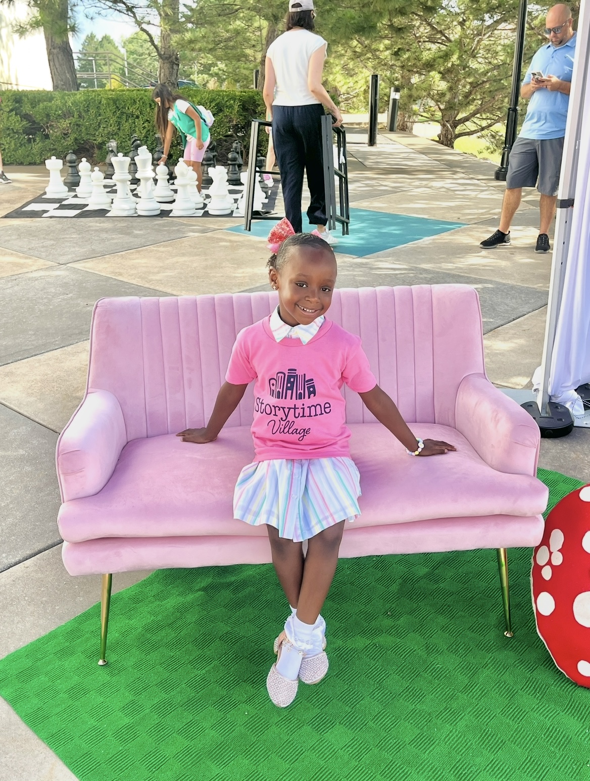 Elaya at a storytime event