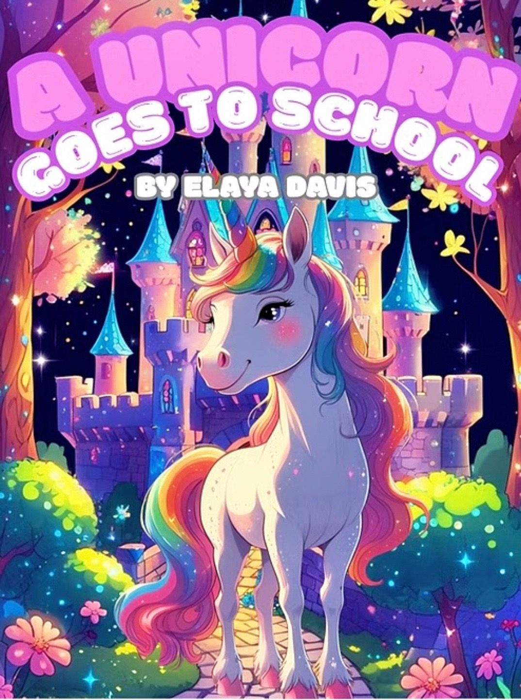 A Unicorn Goes to School book cover